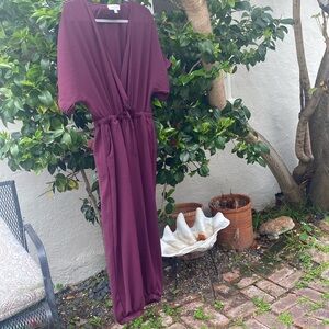 Gilli jumpsuit, beautiful eggplant color